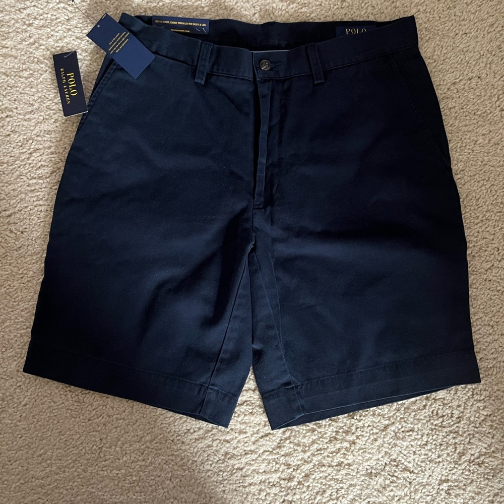 New with Tags Polo Ralph Lauren Navy shorts 31 waist